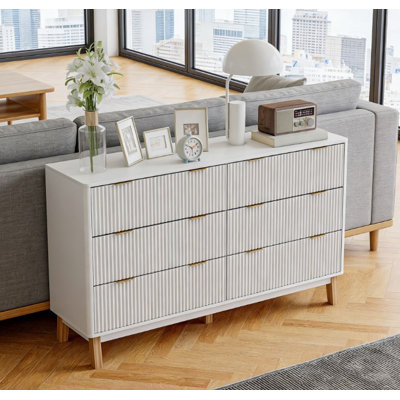 Commode double 6 tiroirs 53,9 po Blaklee
