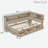 Wood Daybed With Storage Shelves, Sliding Doors And 3 Drawers-563398767