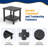 Rasima 23.6" W 2-Person Rocking Patio Set with Table-186289680