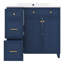 Meuble-lavabo 36 po avec lavabo en céramique, tiroirs standard et double couche, portes à fermeture douce, tablettes réglables-2128378493