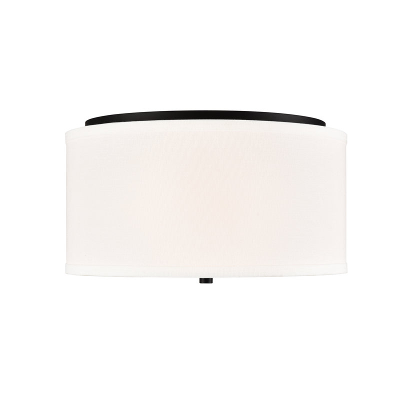 Plafonnier encastré 2 lumières Halima, Noir mat