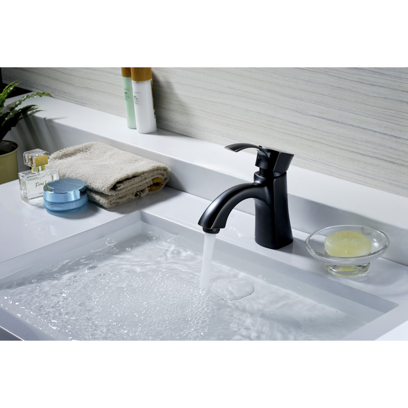 Alto Single-handle Bathroom Faucet with Drain Assembly, Oil Rubbed Bronze