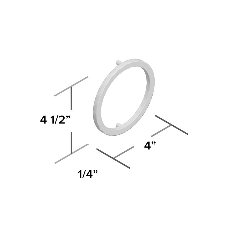 Modern Avalon 4-1/2" H Floating Mount House Number, Aged Bronze, 0