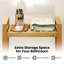 Tabouret de douche en bois de teck