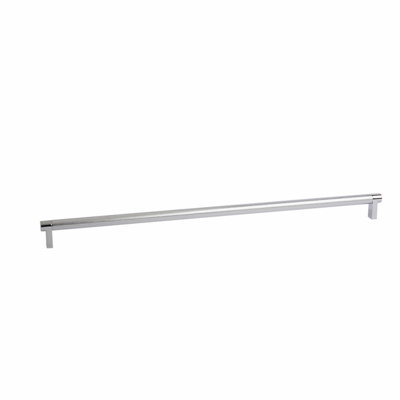 Emtek Select Cabinet Pull 18" Center-to-Center w/ Rectangular Stem & Knurled Bar