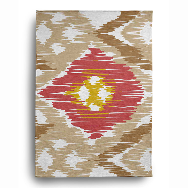 Chenille Ikat Indoor Rug