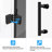 36" W x 72"H Folding Shower Door Bi-Fold Frameless Bathroom Shower Door with 6mm Glass-100970342