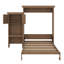 Grand lit escamotable avec tablettes-488564543