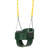 Eastern Jungle Gym Toddler Bucket Swing Set Seat + Trapeze Bar And Gym Rings Set
