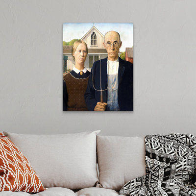 «American Gothic» par Grant Wood - impression