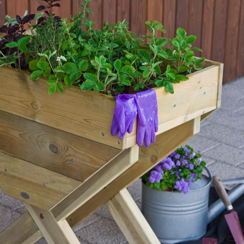 Altiplano Wood Potting Bench, 79cm H x 150cm W x 76cm D