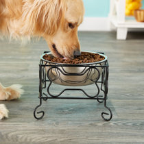 Neater Pets Stainless Steel Hungry Dog Bowl, Grey, 2 Cups, Size: 5.38 Diameter x 1.69 Tall, Gray