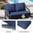 Outdoor Deep Seating Cushion Set-864759872-841534572
