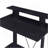 Black Writing Desk With Upper Shelf
