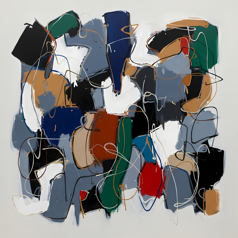 Neutral Currents, 24" H x 24" W