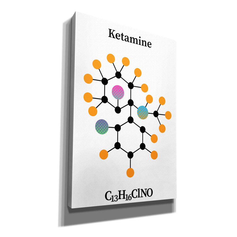 Ketamine Molecule par Maxim, H 18 po x l 12 po x P 0,75 po
