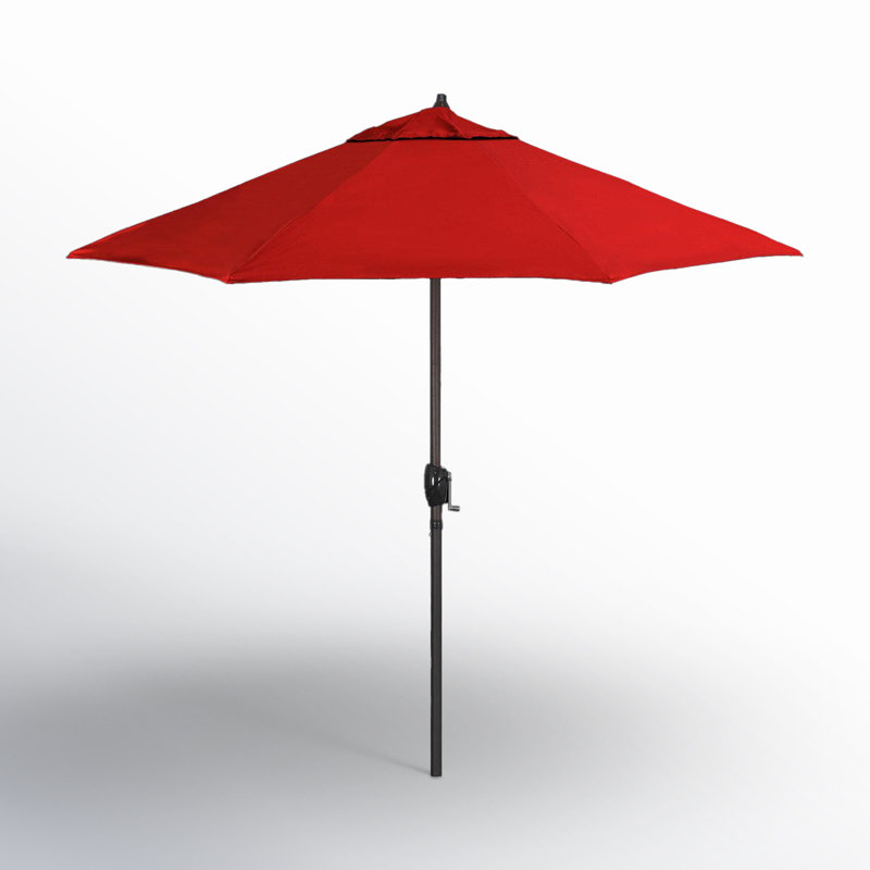 Parasol 9 pi Mira Sunbrella® Mira, Toile Sunbrella® rouge Jockey