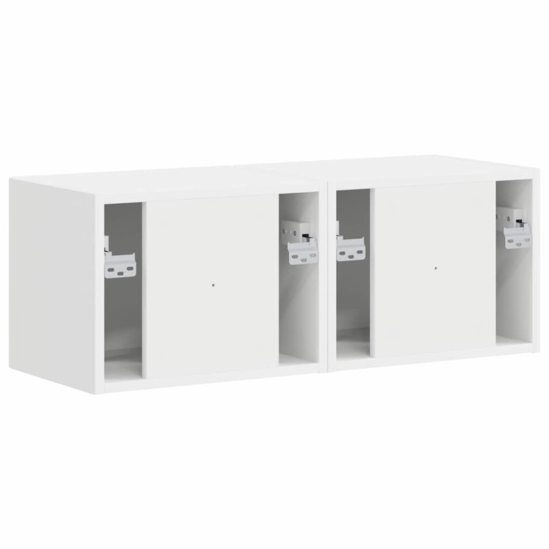 Unfinished TV Stand, White, 29.5cm H x 39cm L x 31cm W