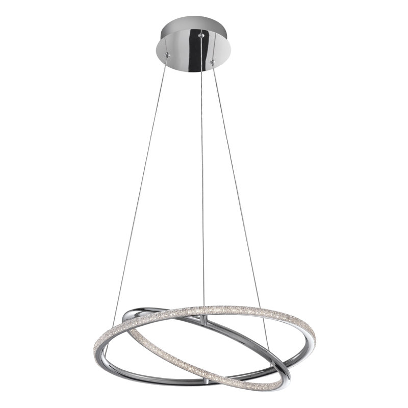 2 - Light Chrome LED Pendant