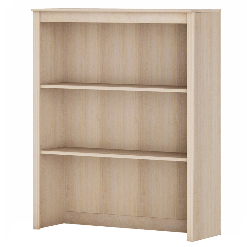 Scarlett Beige Bookcase With 2 Open Shelves, 33.9'' W（Pair with the lower half of the Scarlett series）, Beige