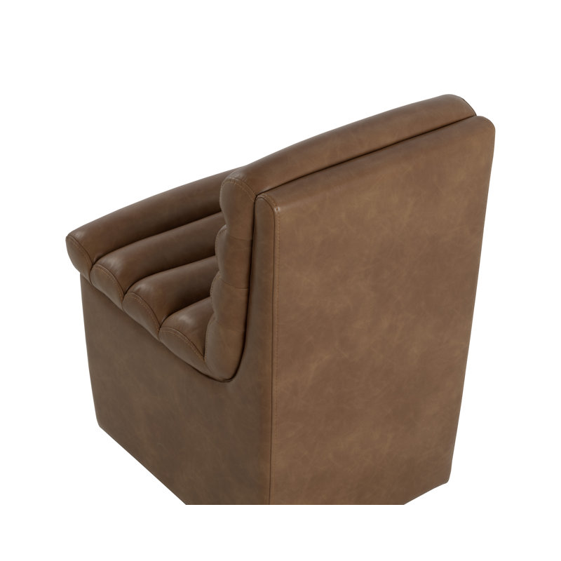 Upholstered Dining Chair, Brown