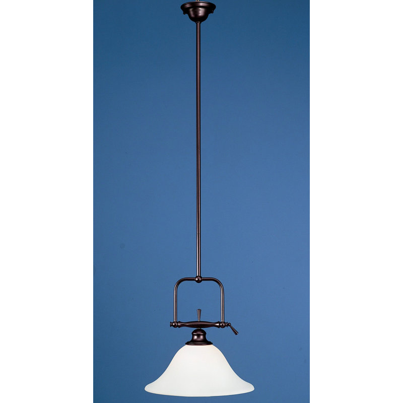 Luminaire suspendu réglable 15,5 po, Nickel poli