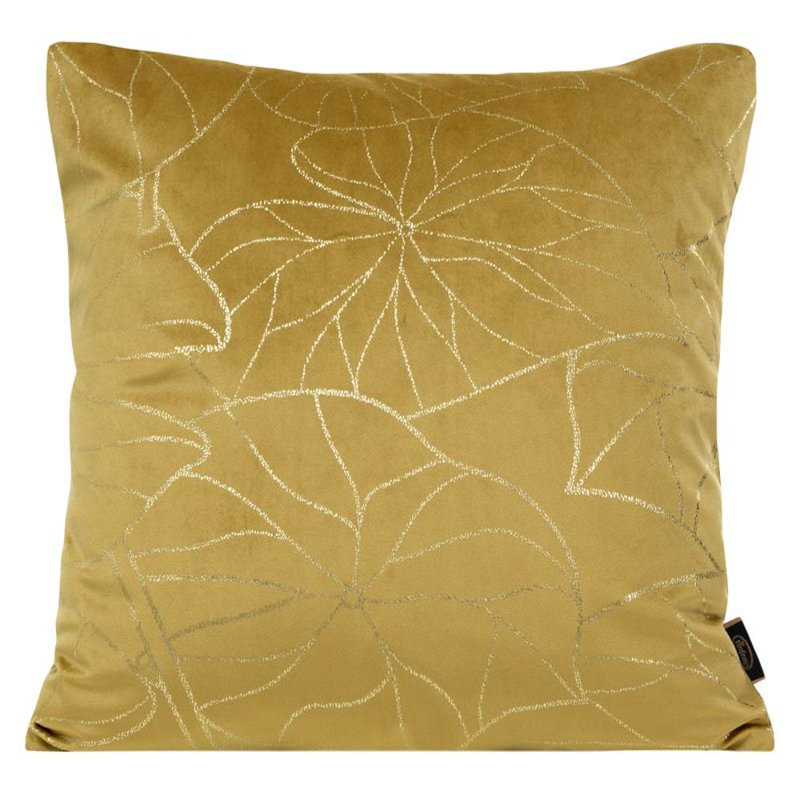 Microfiber Square Pillow Case, Gold