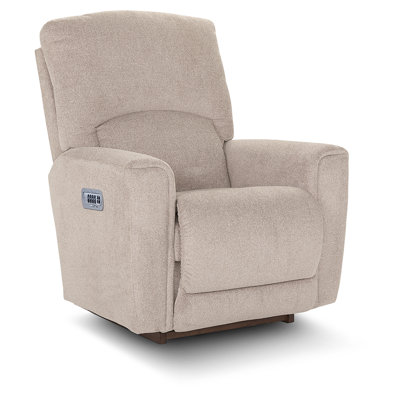 Fauteuil inclinable électrique berçant avec appui-tête et soutien lombaire Cassian