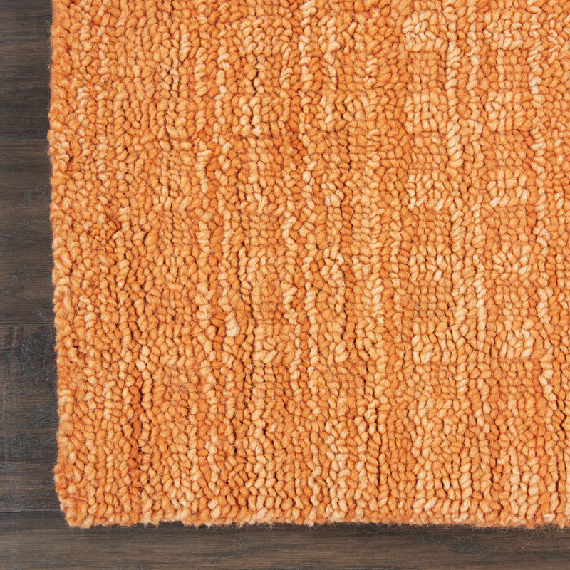 Yutan Wool Checkered Indoor Rug, Runner 2'3 x 8'