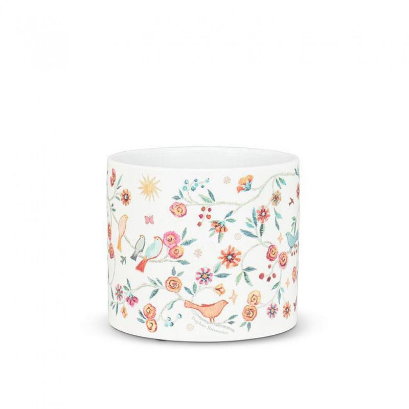 Bopha Ceramic Cachepot, 4" H x 4.5" W x 4.5" D