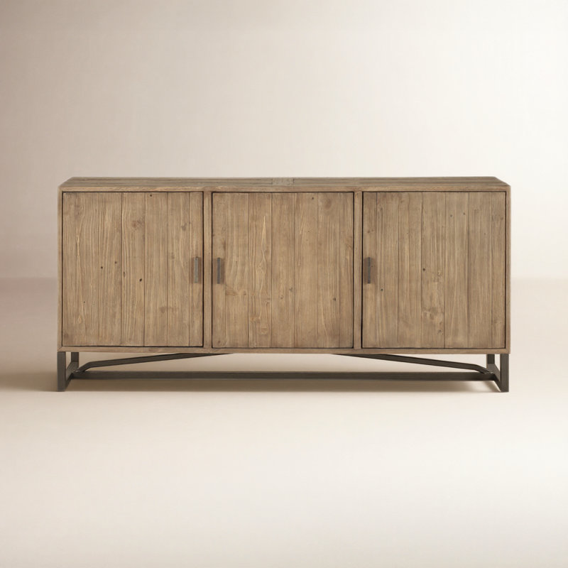 Lopez 68" Wide Pine Wood Sideboard, Sierra