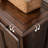 Walnut Solid Wood Shoe Storage Bench-1019647070