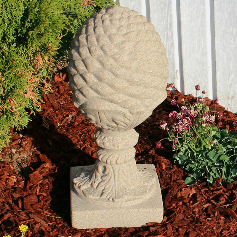 Statue d’ananas Hackworth, Grès