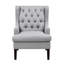 Fauteuil d'appoint texturé gris-930269795