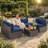 Abra 7 Piece Patio Rattan Seating Group with Cushions-1930878543