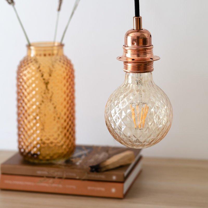 Aaden 3 - Light Bulb Pendant, Copper