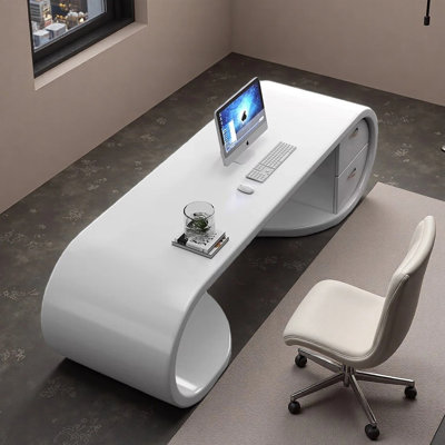 Simple and modern office desk