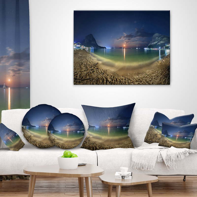 Coussin Seashore, 18 po x 18 po, Coussin décoratif