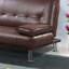 Bendiks 3 Seater Faux Leather Sofa Bed-1517227735