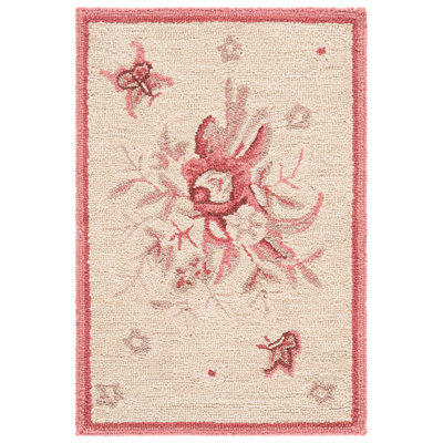 Tapis floral en laine crocheté à la main Jonsson