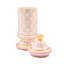 Rosy Check Ceramic Column Canister