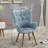Doarnin Tufted Button Accent Chair, Single Upholstered Chair, Kitchen Dining Chair for Indoor-64388068