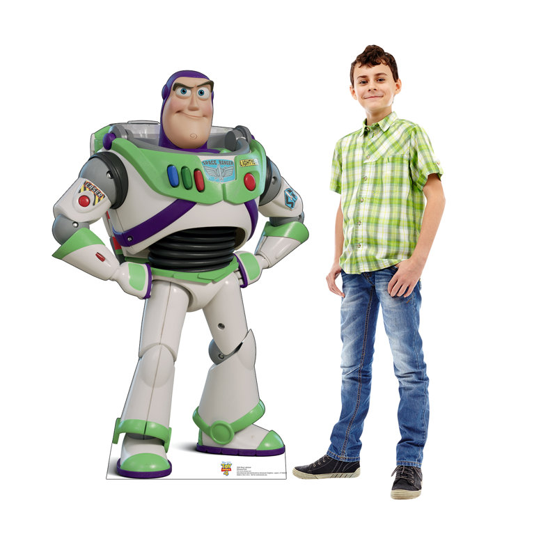 45'' Buzz Lightyear White Spacesuit Cardboard Stand-Up