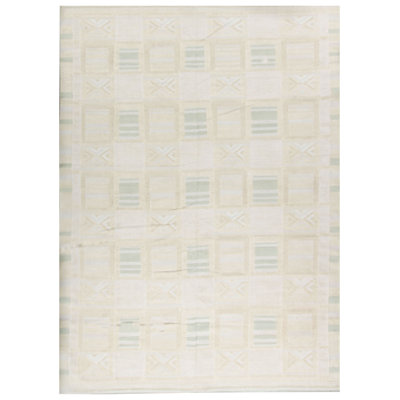 Area Rug in Oatmeal/Greeny