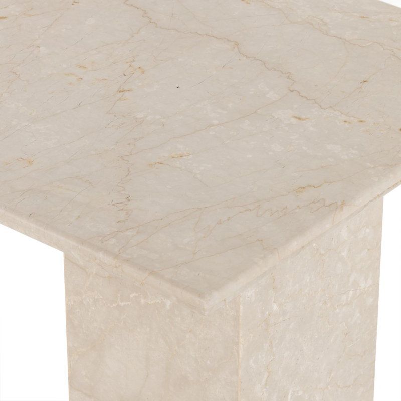 Arum Marble Writing Desk, Cream