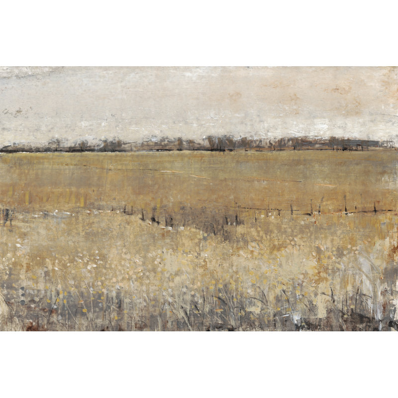 Fenced in II - Painting, 30 cm H x 46 cm W, Wrapped Canvas