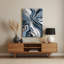 Abstrait fluide, art mural gris en métal 97-2128557393