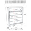 Ensemble de chambre à coucher complète 5 pièces Annie-1522856912-1522856915