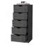 Commode 5 tiroirs Dillon, commode haute Dillon-482040978