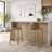 Indoor Wooden Walnut Barstool Set